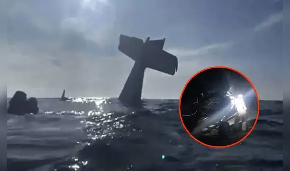 Avioneta de instrucción cae al mar de Huanchaco en Trujillo: hay desaparecidos