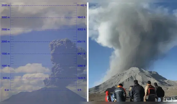 Alerta por el volcán Ubinas: reportan nueva explosión con cenizas que superaron los 2 km de altura