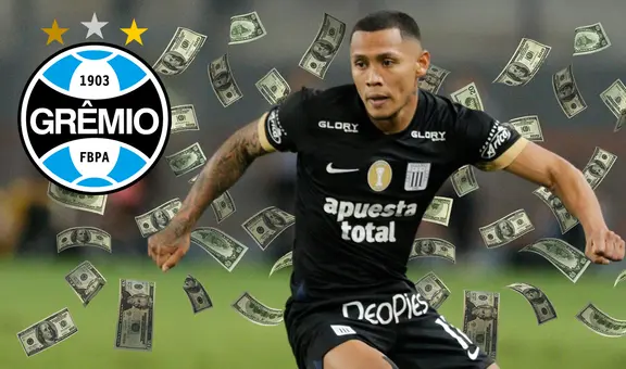 Bryan Reyna aceptó jugar en Gremio por millonario contrato y solo falta la firma de Alianza Lima