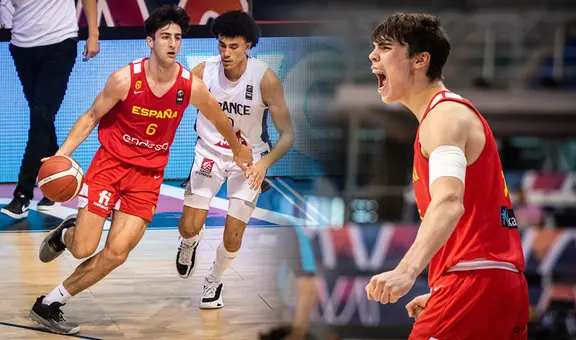 ¡Imparables! España despachó a Francia y va por la medalla de oro del Eurobasket Sub-18