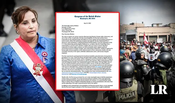 Congresistas de EE. UU. alertan “amenazas a derechos humanos en Perú” tras protestas