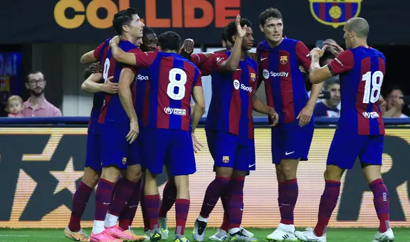 ¡Clásico blaugrana! Barcelona goleó 3-0 al Real Madrid por el clásico de Soccer Champions Tour