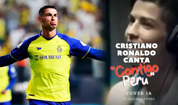 Cristiano Ronaldo cantó 'Contigo Perú' a todo pulmón gracias a la IA por Fiestas Patrias