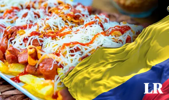 La deliciosa versión colombiana de la salchipapa peruana ¡con queso incluido!