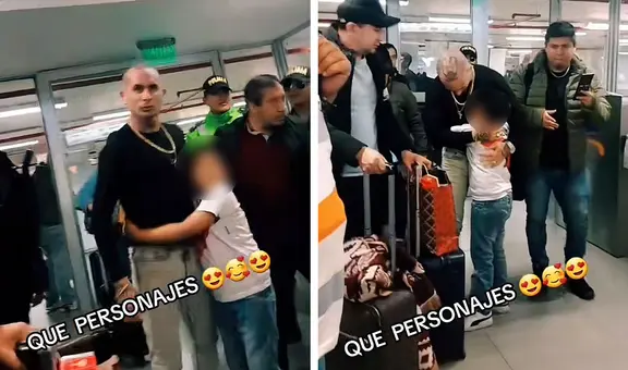 "No lo soltaba": Emanuel Noir de Ke Personajes protagoniza tierno momento con niños en Arequipa