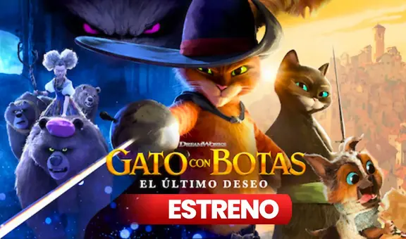 'Gato con botas: el último deseo' ESTRENO ONLINE: ¿cuándo y dónde VER la película en STREAMING?