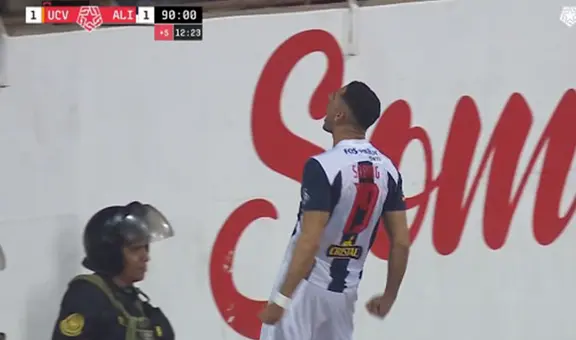 Pablo Sabbag marcó el gol del empate de Alianza Lima en la última jugada del partido