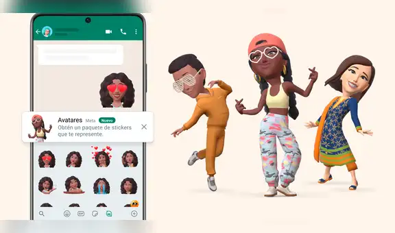 ¿Cómo creo mi avatar 3D en WhatsApp para utilizarlo como imagen de perfil o sticker?
