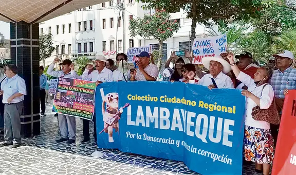 Lambayeque: cuestionan a Dina Boluarte y Jorge Pérez por falta de obras emblemáticas