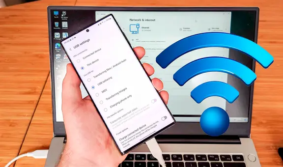 ¿Sin wifi en casa? Así se comparte internet desde tu teléfono a tu PC con solo el cable USB