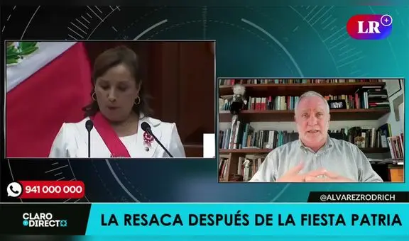 Augusto Álvarez Rodrich sobre mensaje presidencial de Dina Boluarte: "Solo es cumplidor"