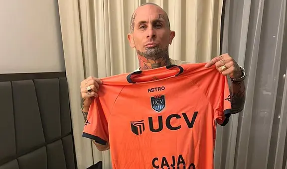 ¿Nuevo hincha 'poeta'?: Emanuel Noir de Ke Personajes posó con la camiseta del club César Vallejo