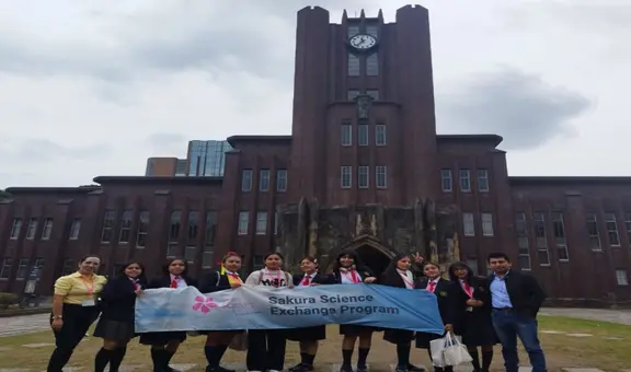 Alumnas de secundaria de los COAR viajaron a Japón a través de programa de intercambio
