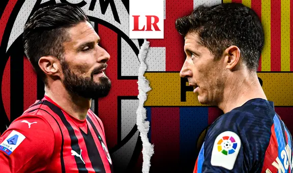 AC Milan vs. Barcelona EN VIVO: horario, pronóstico y dónde ver el partido amistoso 2023