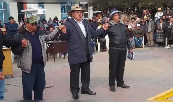 Puno: ronderos y dirigentes dan una oportunidad a alcalde de Carabaya tras reunirse con Boluarte
