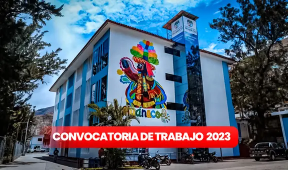 Convocatoria de trabajo: Gobierno Regional de Huánuco ofrece empleos con sueldos de hasta S/3.400