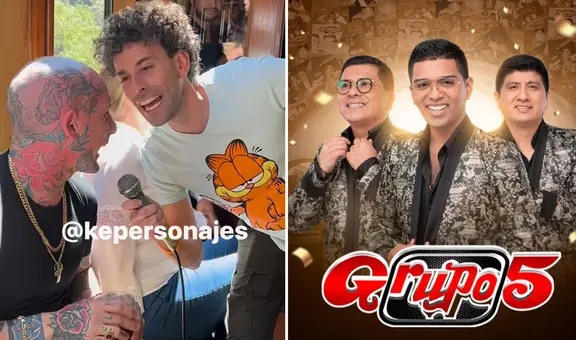 Ke Personajes sorprendió al cantar tema del Grupo 5 rumbo a Machu Picchu: “Buenísimo”