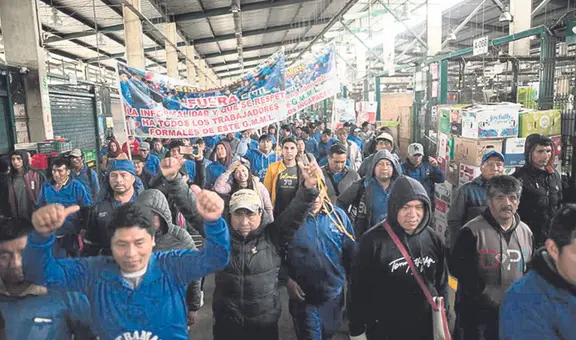 Comienza paro indefinido hoy en mercado mayorista de Lima