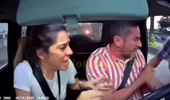 La impactante reacción de una mujer que frustró robo de su auto junto con su esposo en plena vía