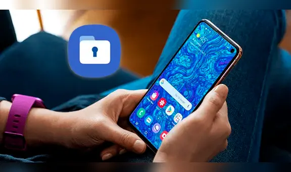 ¿Cómo activar la opción "Carpeta segura" para ocultar fotos y otros archivos en mi celular Samsung?