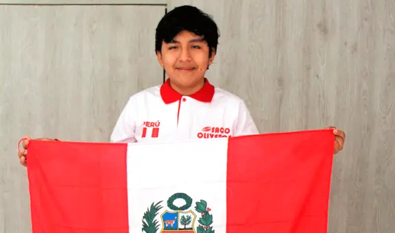 ¡De Perú a Rusia! Escolar de 14 años gana medalla de oro en Mundial de Geometría