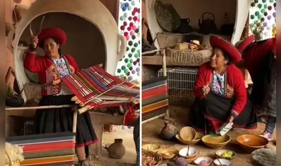 Artesanas cusqueñas impresionan a turistas exponiendo en 3 idiomas: “Habla inglés mejor que yo”