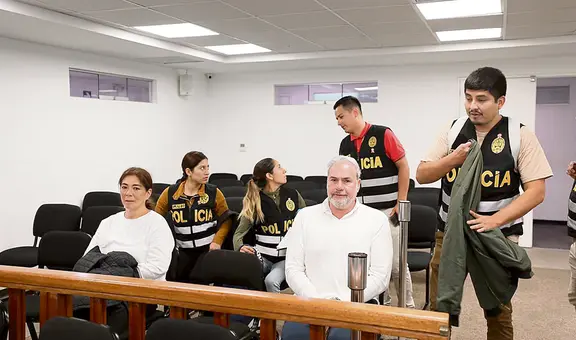 Sada Goray y Mauricio Fernandini: periodista y empresaria pasaron su primera noche en la carceleta