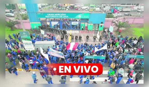 Mercado Mayorista de Lima EN VIVO: así se vive el segundo día de paro indefinido