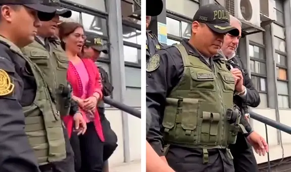 Sada Goray y Mauricio Fernandini son trasladados a carceleta del INPE