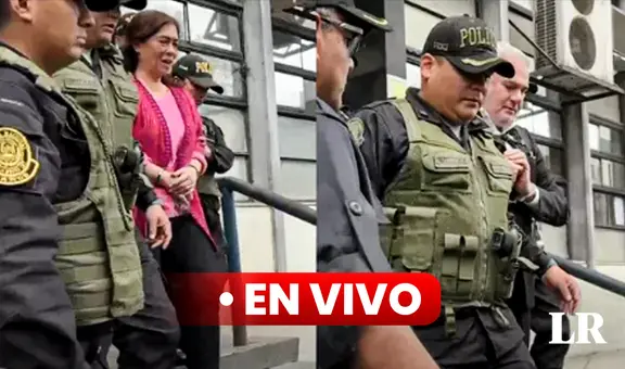 Mauricio Fernandini y Sada Goray: la empresaria y el periodista son movilizados a las instalaciones del INPE