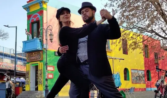 Juliana Oxenford practicó Tango durante su viaje a Argentina: ¿cómo le fue a la periodista?
