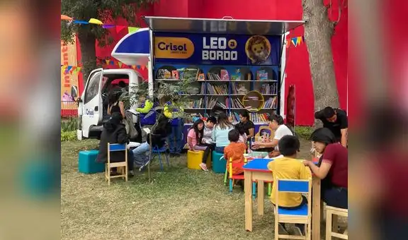 “Leo a Bordo”, la biblioteca móvil que busca promover la lectura en los niños, jóvenes y adultos del país