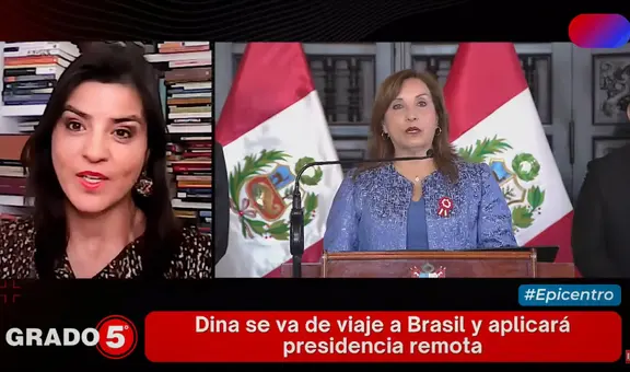 Clara Elvira Ospina a Boluarte: "Una de las causales de vacancia es abandonar el país sin permiso"