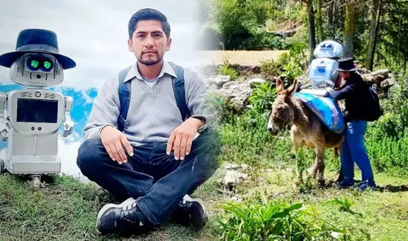 Profesor que creó robot Kipi para educar a niños del Vraem ganó el premio Esteban Campodónico