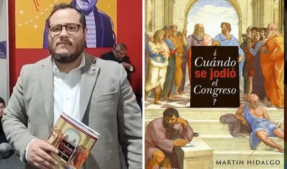 Martín Hidalgo presenta su libro '¿Cuándo se jodió el Congreso?' en la FIL Lima 2023