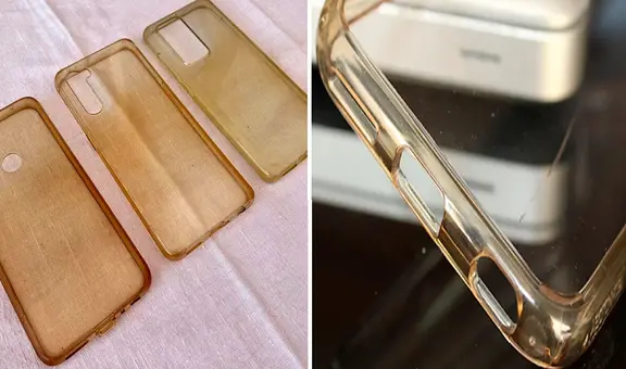 No la botes: ¿qué hacer con la funda transparente de tu teléfono si se puso amarilla?