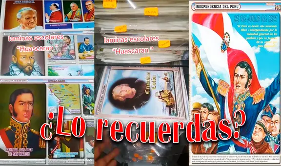 ¿Recuerdas las láminas Huascarán que salvaron la tarea de escolares en los 90 a falta de impresora?