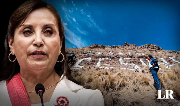 Aparecen pintas en contra de Dina Boluarte en Puno tras anunciarse su llegada a la región