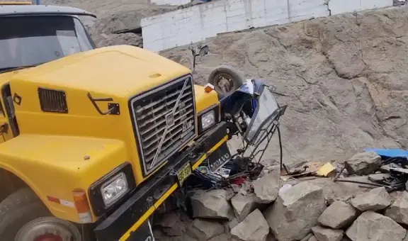 Camión atropella a familia que celebraba fiesta de cumpleaños en Ate: 1 fallecido y 3 heridos