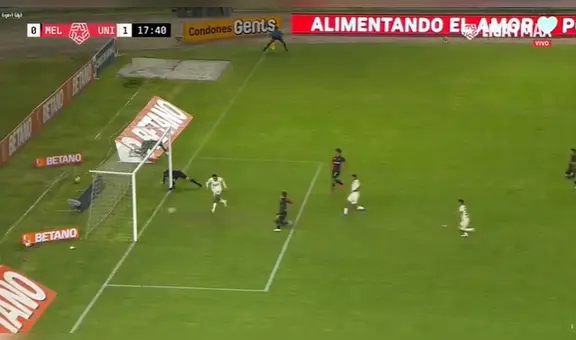 Alex Valera anotó el 1-0 ante Melgar tras terrible blooper de Cáceda en salida