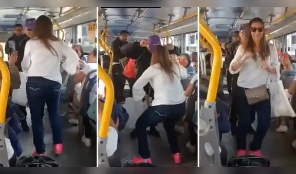 ¡Solo pasa en Perú! Hombre sube a bus a cantar y pone a bailar a pasajeros: “Y no se caen”