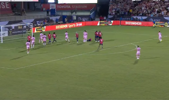 ¡Partidazo! Lionel Messi puso el 4-4 de Inter Miami vs. FC Dallas con golazo de tiro libre