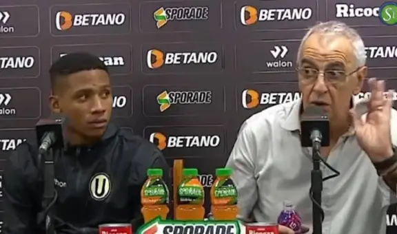 Fossati se mostró incómodo y refutó a periodista que calificó gol de Valera como "fortuito"