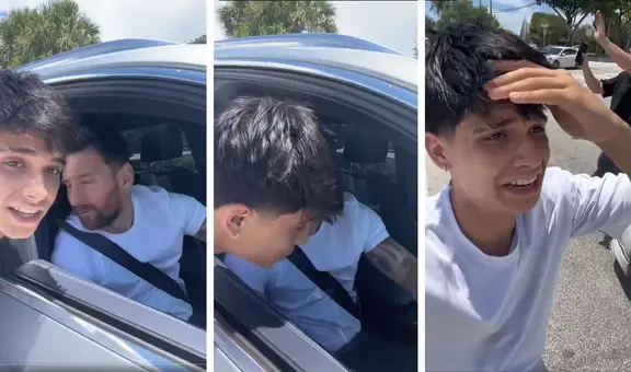 Lionel Messi le da un beso e hincha argentino queda al borde de las lágrimas: "'Leo', te amo"