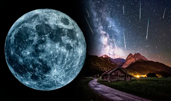¿Cuándo y cómo ver la superluna azul y la lluvia de estrellas Perseidas?: los eventos astronómicos de agosto 2023
