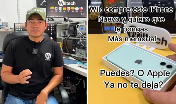 Wiltech desafía a Apple y publica video donde modifica capacidad de un iPhone nuevo