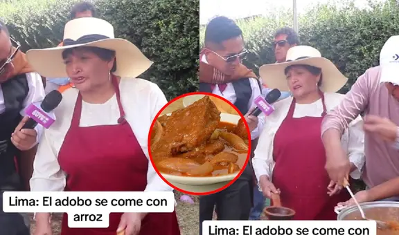 Chef de Arequipa enojada tras enterarse de que en Lima comen adobo con arroz: "Con pan de 3 puntas"