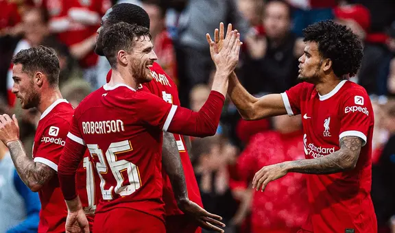 Con golazo de Luis Díaz, Liverpool venció 3-1 a Darmsdt en amistoso internacional de pretemporada