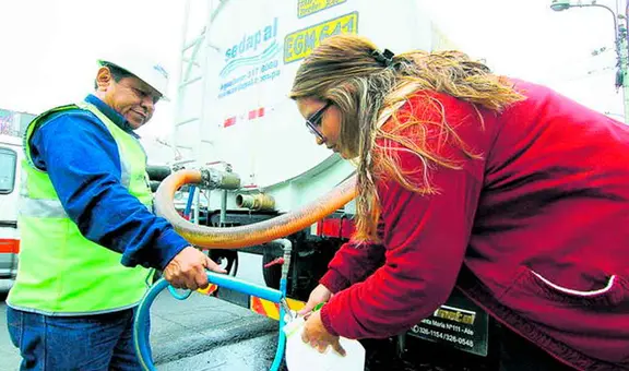 Sedapal no podrá abastecer de agua potable con cisternas a 5 distritos, tras clausura de sede en Comas