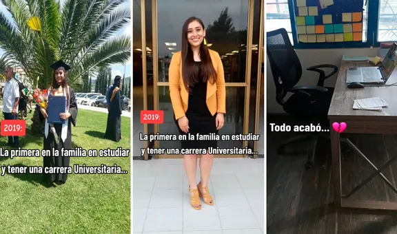Fue la primera en graduarse en su familia, pero las cosas no salieron como imaginaba: "Todo acabó"